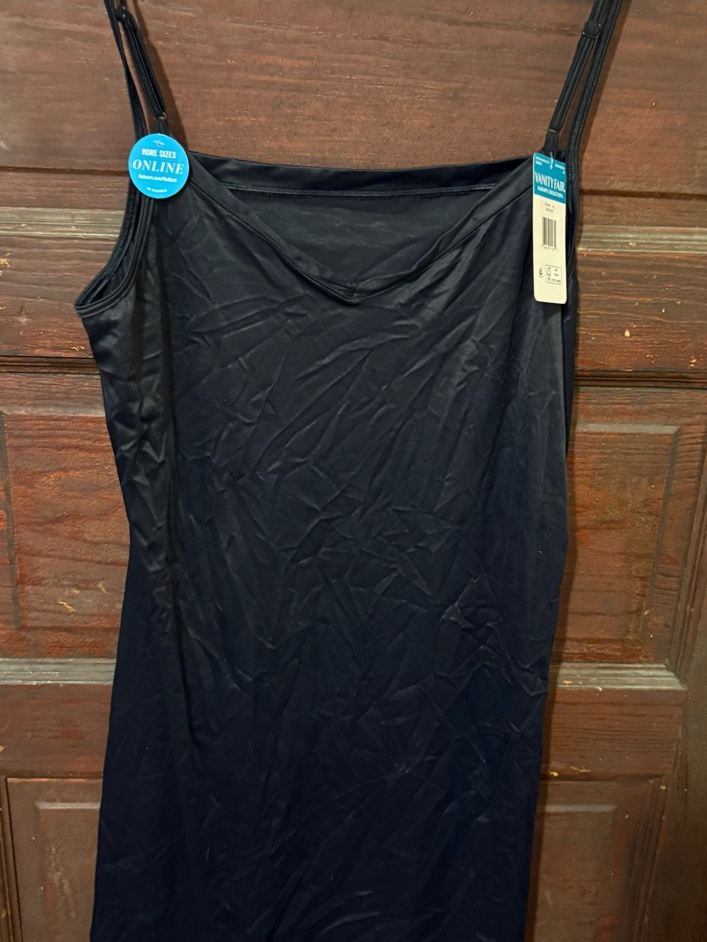 NWT Vanity Fair Black Slip